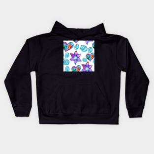 flowers and hearts and other things Kids Hoodie